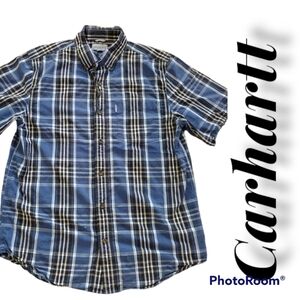 Carhartt Shortsleeve Plaid Button Down Shirt
